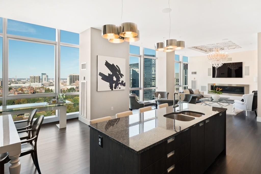 110 Stuart St PENTHOUSE 3 Boston, MA 02116 - $5,199,000 home for sale, house images, photos and pics gallery